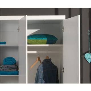 Hylde til garderobeskab – Lara, hvid