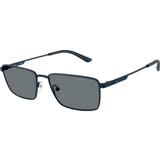 Emporio Armani Mand EA2169 342480 Solbriller Metal Blå Blå Firkantet Normal