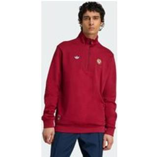 Aston Villa FC Terrace Icons halv-zip top - Team Coll Burgundy 2 - M