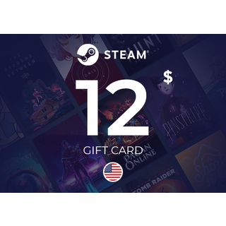 Steam Wallet Gift Card 12 USD Key - UNITED STATES