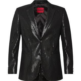 Extra slim fit blazer med pailletter