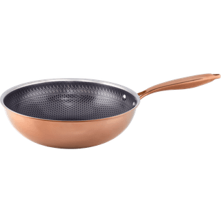 Hâws Santo Wok 28cm Hybrid coating Rose Gold