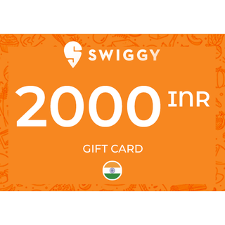 Swiggy Gift Card 2000 INR Key - INDIA