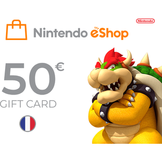 Nintendo eShop Card 50 EUR Key - FRANCE