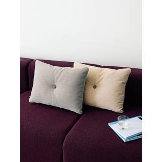 Dot Cushion Steelcut Trio Pude, Light Grey, 45x60 cm