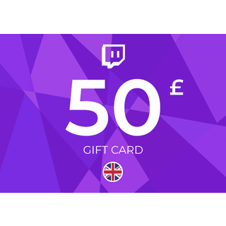 Twitch Gift Card 50 GBP Key - UNITED KINGDOM