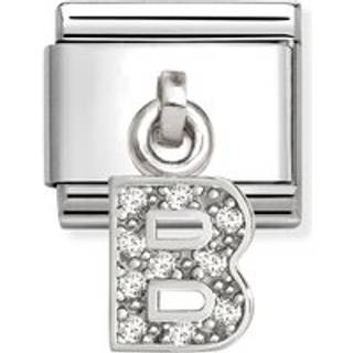 Nomination Silver CZ Dangle B Charm