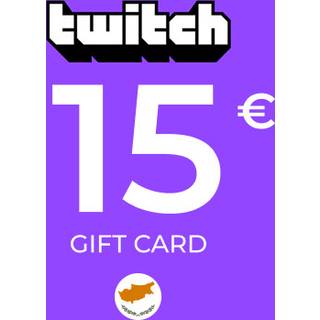 Twitch Gift Card 15 EUR Key - CYPRUS