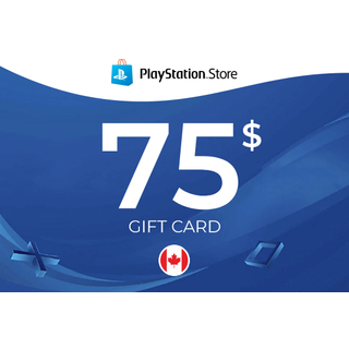 PlayStation Gift Card 75 CAD - CANADA