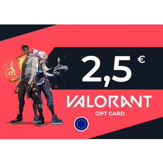 VALORANT Gift Card 2.5 EUR Key - EU