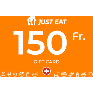Just Eat Gift Card 150 CHF (CH) Key - SWITZERLAND