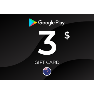Google Play Gift Card 3 AUD Key - AUSTRALIA