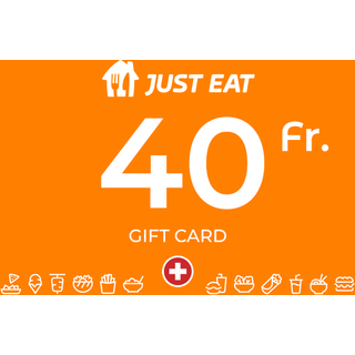 Just Eat Gift Card 40 CHF (CH) Key - SWITZERLAND