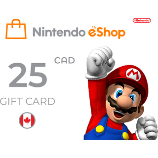 Nintendo eShop Card 25 CAD Key - CANADA