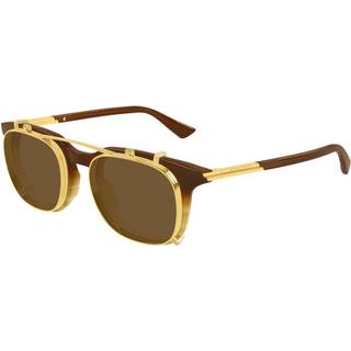 Bottega Veneta BV1429S With Clip-On 002 49 Briller Mænd Brun - Faded Brown - 49mm