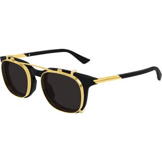 Bottega Veneta Mand Bottega Veneta BV1429S 001 Solbriller Acetat Sort Transparent Firkantet