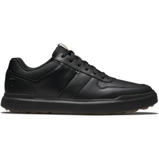 FootJoy Contour Casual (2025) Vandtætte Herre Golfsko Uden Spikes - Black/Black/Tan - Str. 41 Normal