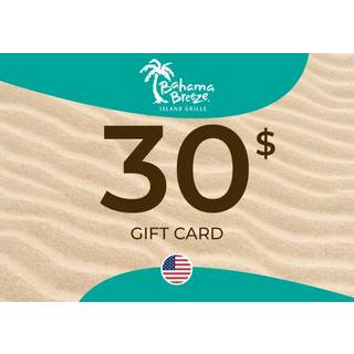 Bahama Breeze Gift Card 30 USD Key - UNITED STATES