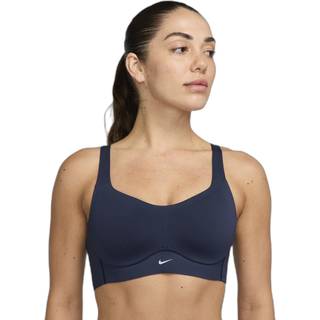 Justerbar Nike Alate-sports-bh med kraftig støtte og indlæg til kvinder - blå - S (A-C)