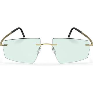 Silhouette Escondido Rimless 8747/75 8540 54 Solbriller Mænd Guld - Champagne Yellow Gold - 54mm