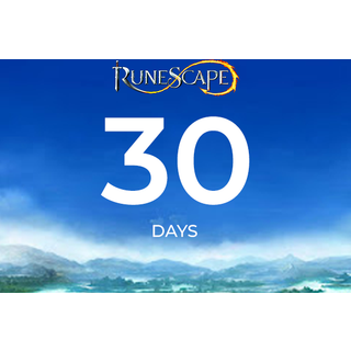 Runescape 30 Day Prepaid Time Game Card Key - GLOBAL