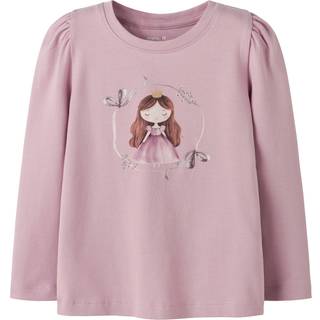 NAME IT Langærmet Bluse Ronesses Keepsake Lilac