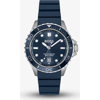 BOSS Troper Sport Rubber Strap Watch Blue