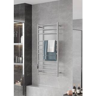 Elektra Round Håndklædetørrer El Børstet Stål