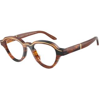 Emporio Armani Mand EA4264U 63391W Solbriller Acetat Brun Transparent Geometrisk Normal