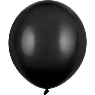25 stk. Sorte balloner 17" – Elegante store latexballoner til bryllup & festdekor