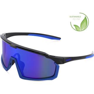 Sinner Araza Asian Fit SISU-917-10-48 134 Solbriller Mænd Blue - Matte Blue - 134mm