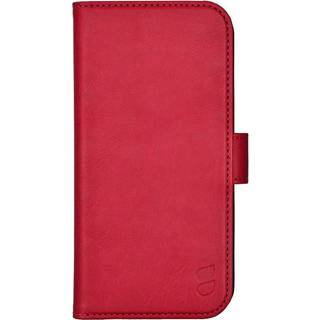 GEAR iPhone 17 Kunstlæder Cover - MagSafe Kompatibel - Rød