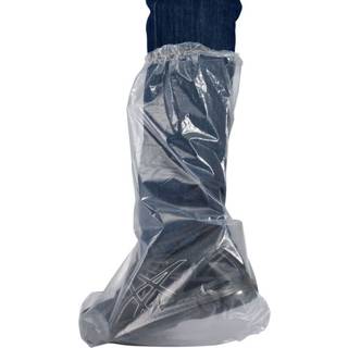 Støvleovertræk 38x50cm LDPE 50 micron med skridhæmmende tape