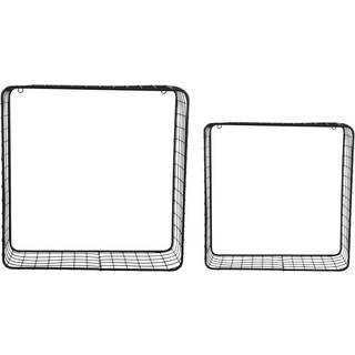 Vægreol-sæt Reja 35x15cm sort