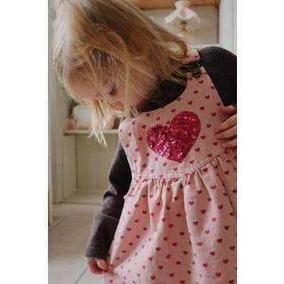 Konges Sløjd GOTS Nola Spencer-kjole Med Pailletter Berry Coeur  Berry Coeur 12 months  Lyserød  12 måneder  kvinde