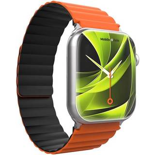 Mobile Origin Magnetic Watch Strap II orange/black - Apple Watch 49mm/46mm/45mm/44mm