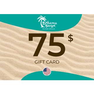 Bahama Breeze Gift Card 75 USD Key - UNITED STATES