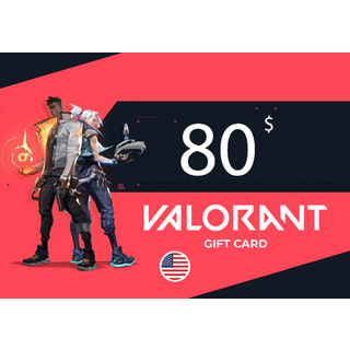 VALORANT Gift Card 80 USD Key - NORTH AMERICA