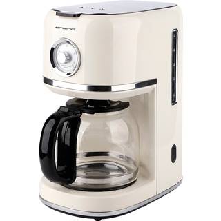 Emerio kaffemaskine 900W med glaskande, 1,5 liter - Hvid