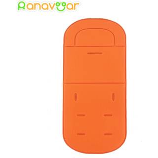 (orange)Fation Komfortabel barnevognspude Four Seasons Generelt blød sædehynde Barnevognssæde