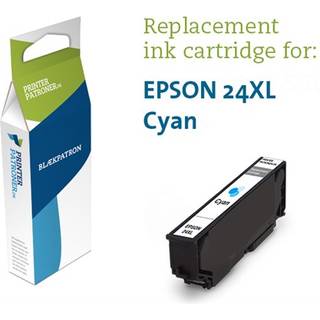 Cyan blækpatron - Epson 24XLC - 11ml