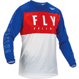 Fly Racing 2022 Adult F-16 Jersey (r?d/hvid/bl? x-large)