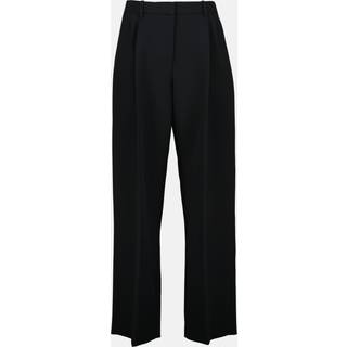Khaite August high-rise wide-leg pants - black - XXS