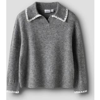 NAME IT Strik Polo Rikasa Grey Melange