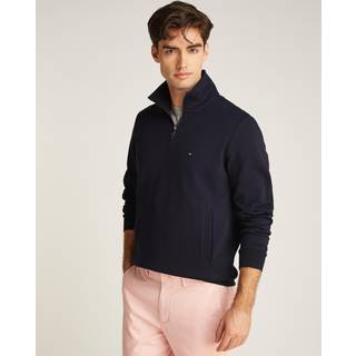 Tommy Hilfiger Logo QZ Sweatshirt Navy