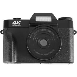 New High Definition SLR Camera 4K Retro 48 Million Beauty Filter SLR Camera 16X Antishake Night Vision Camera Entry- DSLR for Beginners