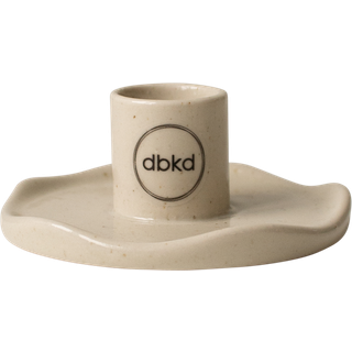 Dbkd Wave Lysestage - Fyrfadsstager Keramik Vanilje - 20220501VA