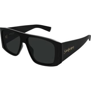 SAINT LAURENT Kvinde SAINT LAURENT SL 832/F 001 Solbriller Acetat Sort Sort Firkantet