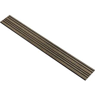 I-Wood Basic Mixed akustikpanel, sort olieret, sort filt og sort kerne, egefiner, 17 x 300 x 2400 mm