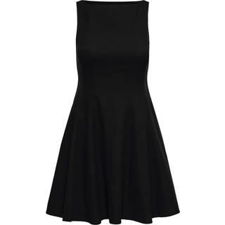 Only - Onlunita Life S/L Peplum Dress Tlr Ox - 4978188 Black